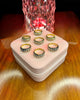 Stainless Steel 18k Check Ring