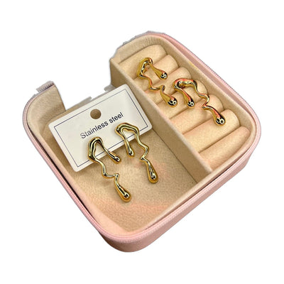 Stainless Steel 18k Chunky Gold EarStuds