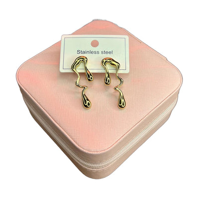 Stainless Steel 18k Chunky Gold EarStuds