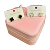 Stainless Steel 18k Clover Studs