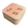 Stainless Steel 18k Crystal Bloom Studs