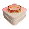 Stainless Steel 18k Crystal Layered Bangle