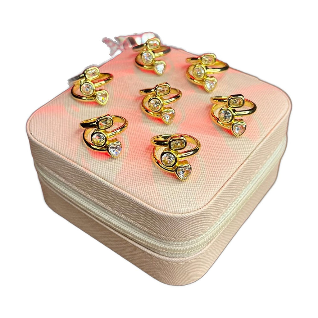 Stainless Steel 18k Cupid Spark Ring