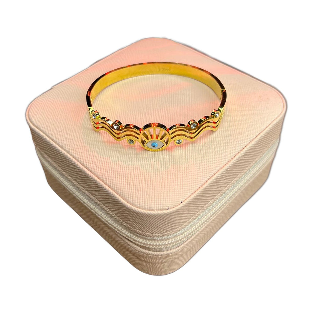 Stainless Steel 18k Blooming Shine Handcuff