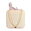 Stainless Steel 18k Double Chain Heart Necklace