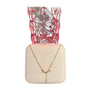 Stainless Steel 18k Eclora Stone Necklace