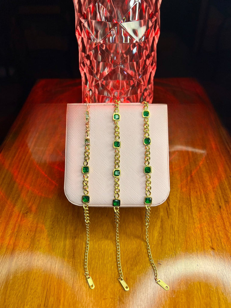 Stainless Steel 18k Elara Green Bracelet