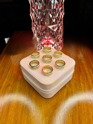 Stainless Steel 18k Eternal Maze Ring