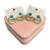 Stainless Steel 18k Feroza Earrings