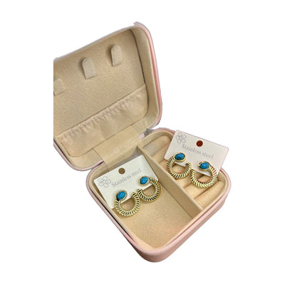 Stainless Steel 18k Feroza Earrings