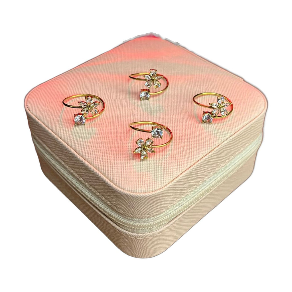 Stainless Steel 18k Flora Lux Ring
