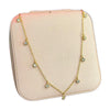 Stainless Steel 18k Galaxy Stone Necklace