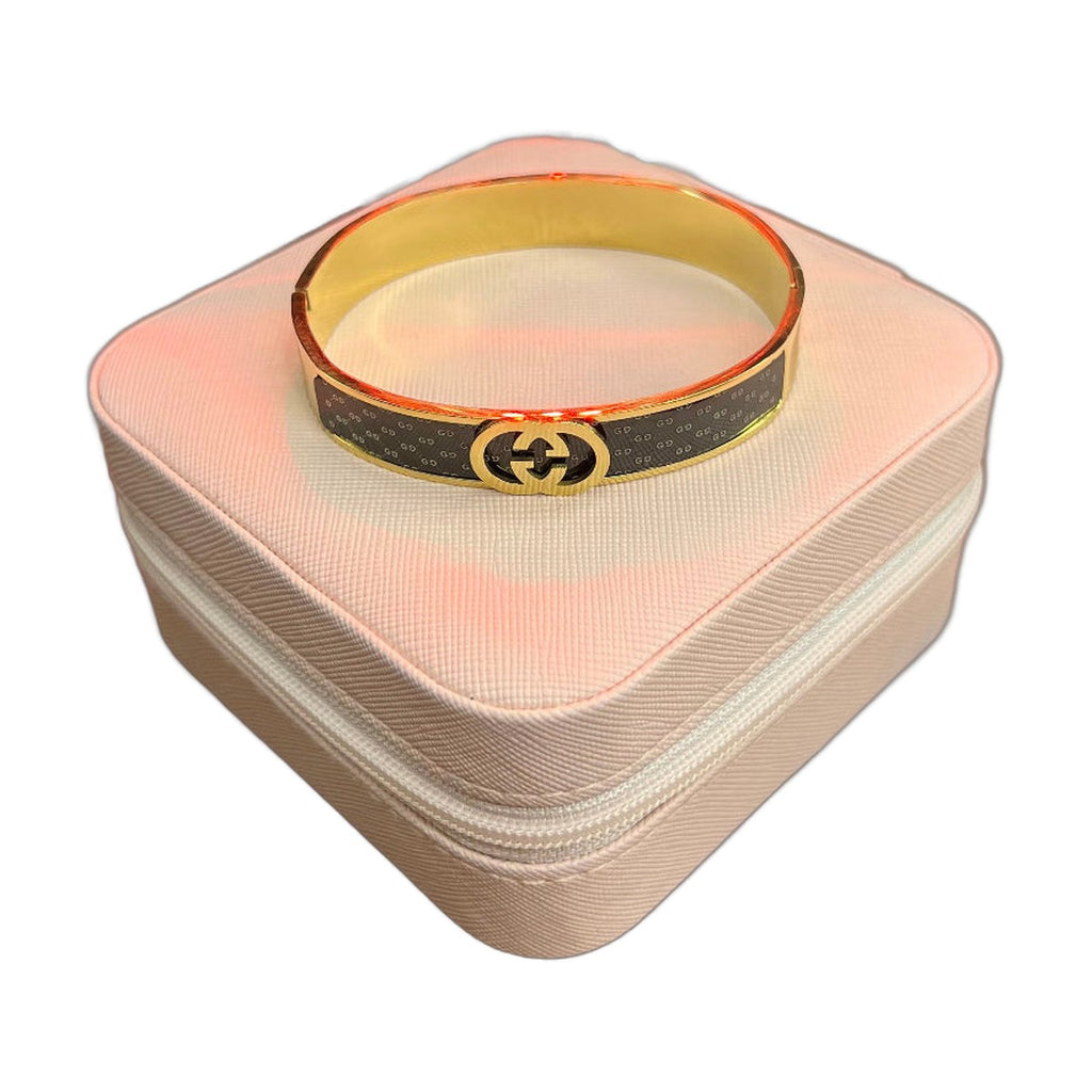 Stainless Steel 18k GG Luxury Handcuff