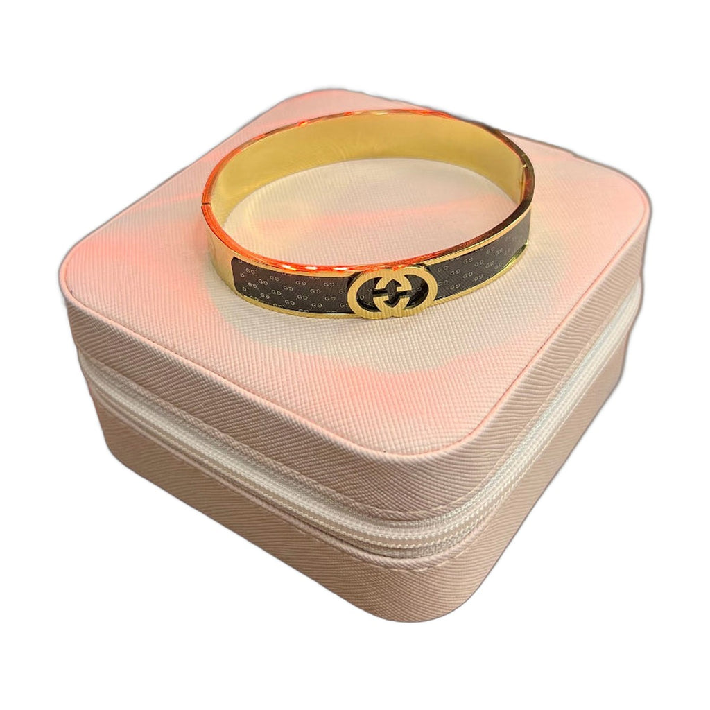 Stainless Steel 18k GG Luxury Handcuff