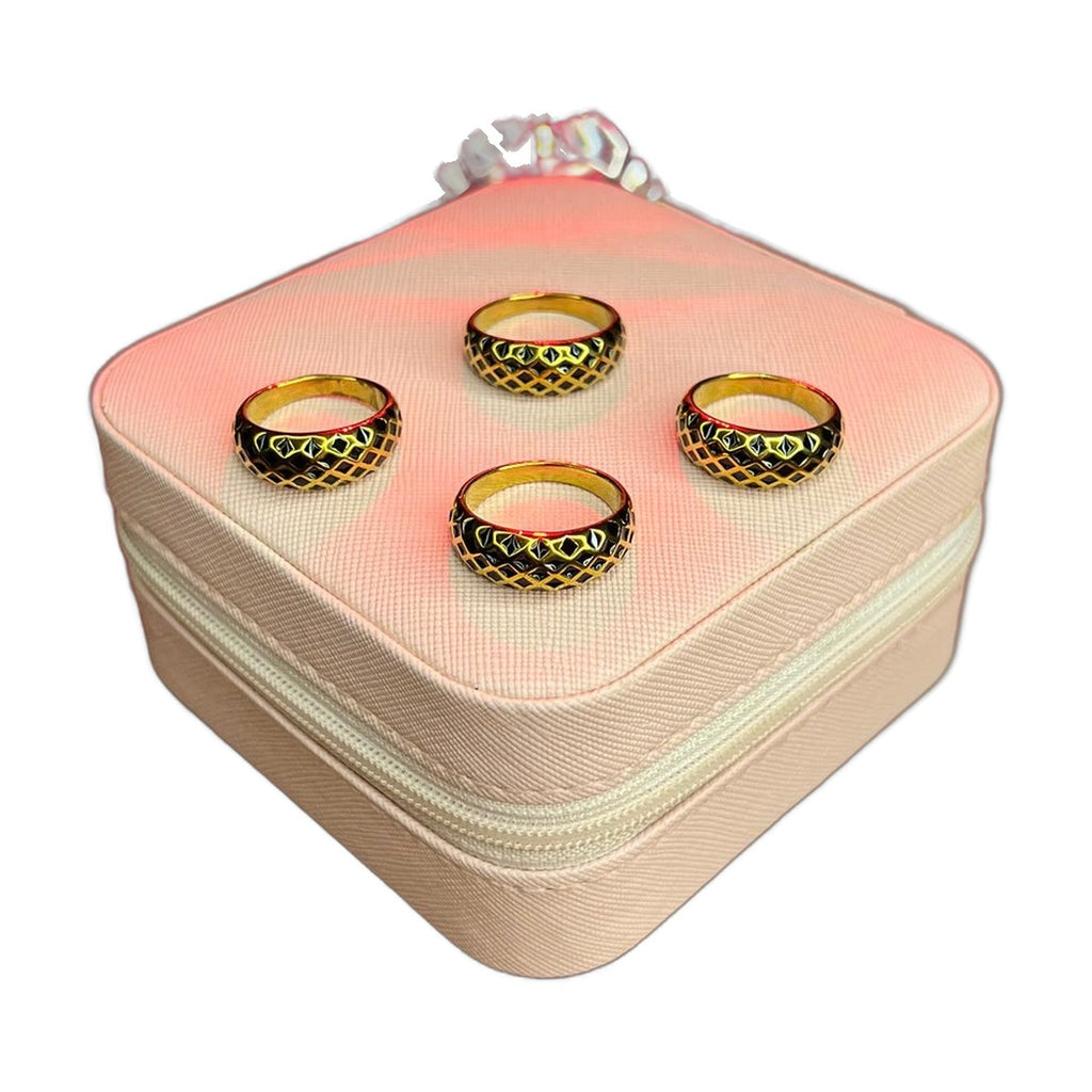 Stainless Steel 18k Giselle Palm Ring
