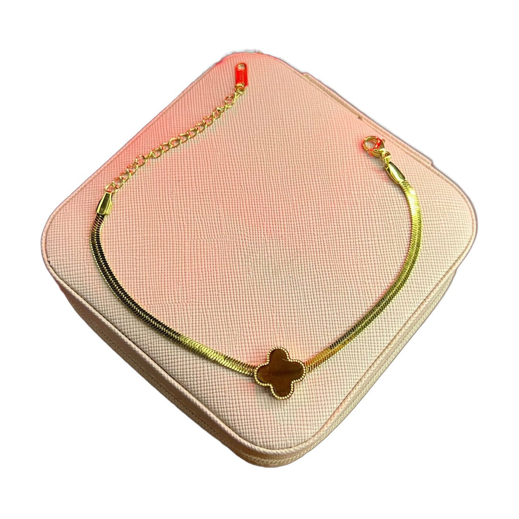 Stainless Steel 18k Gold Clover Luxury Bracelet