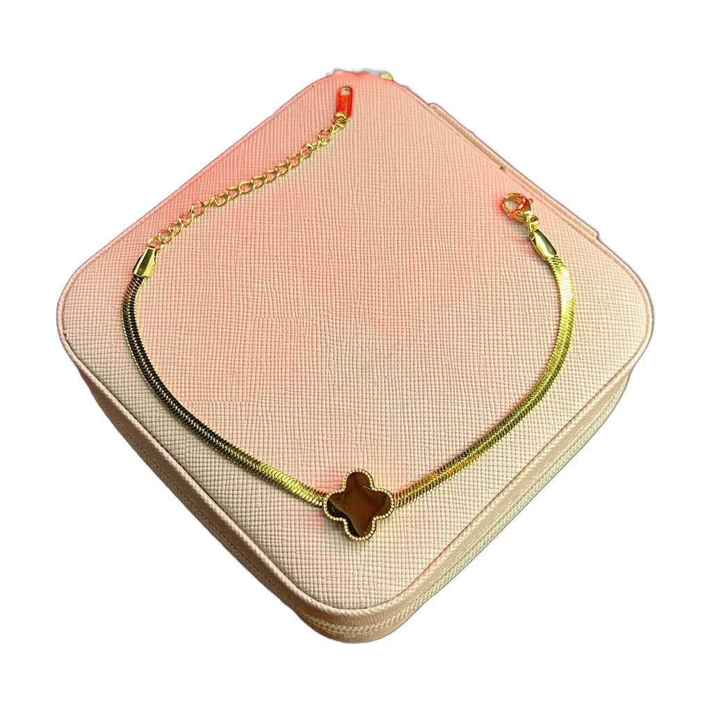 Stainless Steel 18k Gold Clover Luxury Bracelet