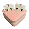 Stainless Steel 18k Gold Heart Earrings