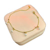 Stainless Steel 18k Gold Plated Pearl Anklet