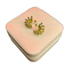 Stainless Steel 18k Gold Plated Spiky Studs