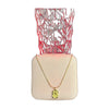 Stainless Steel 18k Gold Shell Rose Necklace