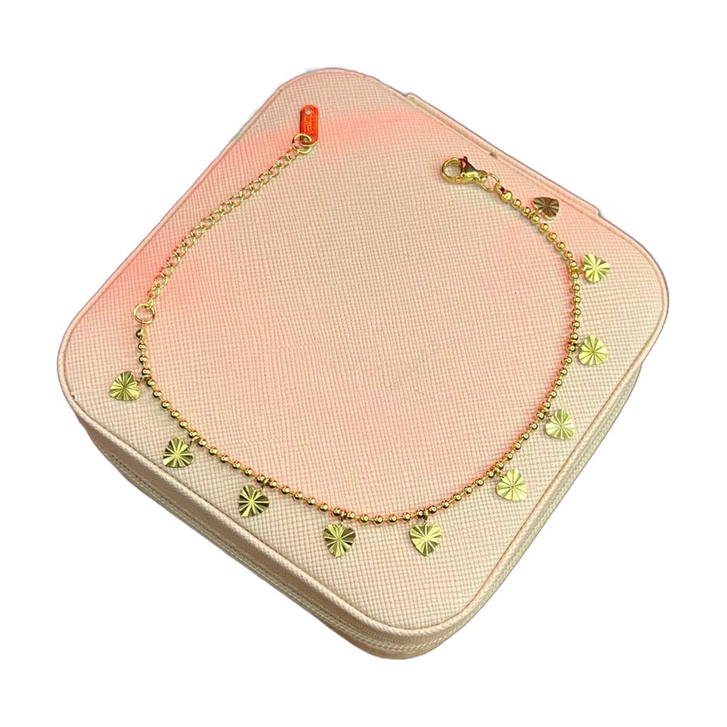 Stainless Steel 18k Golden Ace Bracelet
