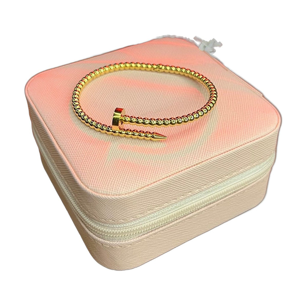 Stainless Steel 18k Golden Edge Cuff