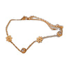 Stainless Steel 18k Golden Fleur Charm Bracelet
