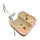Stainless Steel 18k Golden Heart Luxury 3pc Set