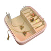 Stainless Steel 18k Golden Heart Luxury 3pc Set