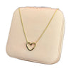Stainless Steel 18k Golden Heart Necklace
