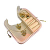 Stainless Steel 18k Golden Heart x Bow Luxury 3pc Set.