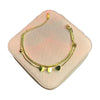 Stainless Steel 18k Golden Tri Heart Double Chain Luxury Bracelet