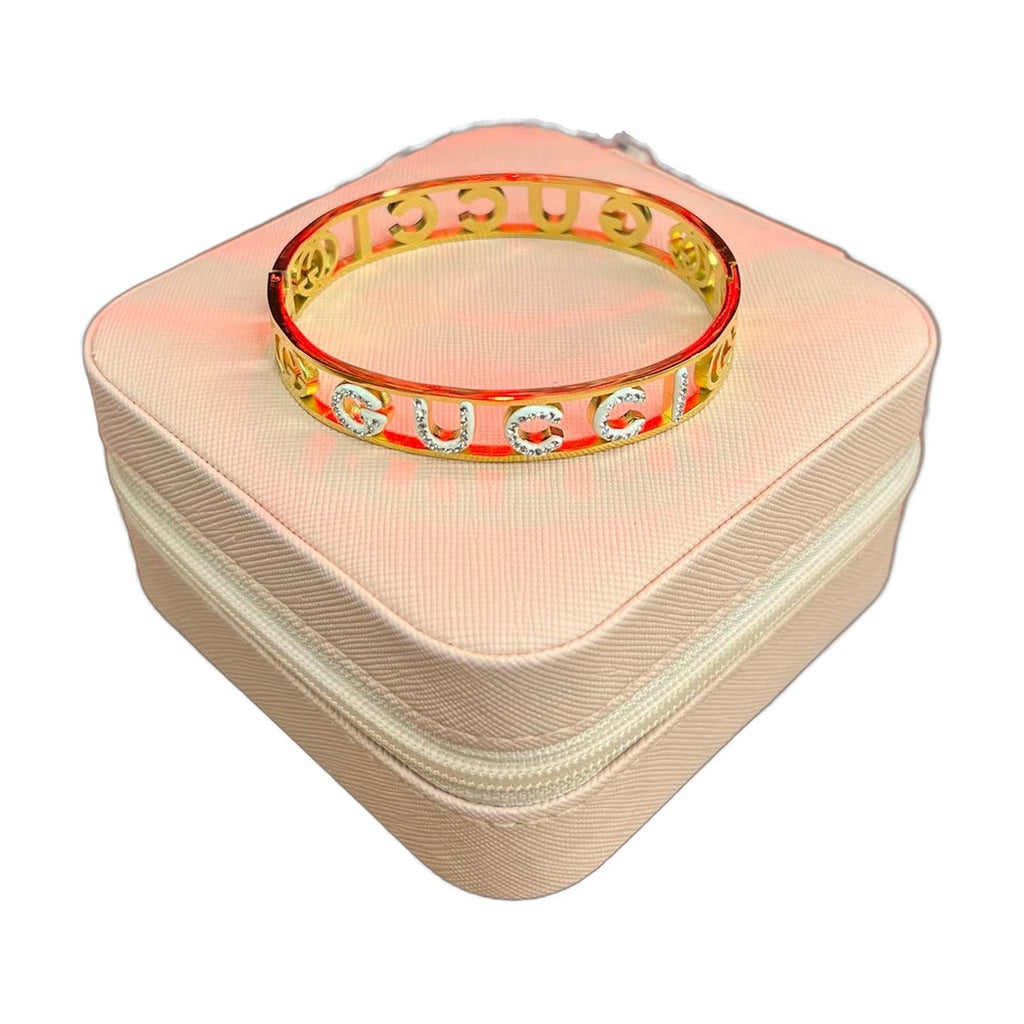 Stainless Steel 18k Branded Cuff