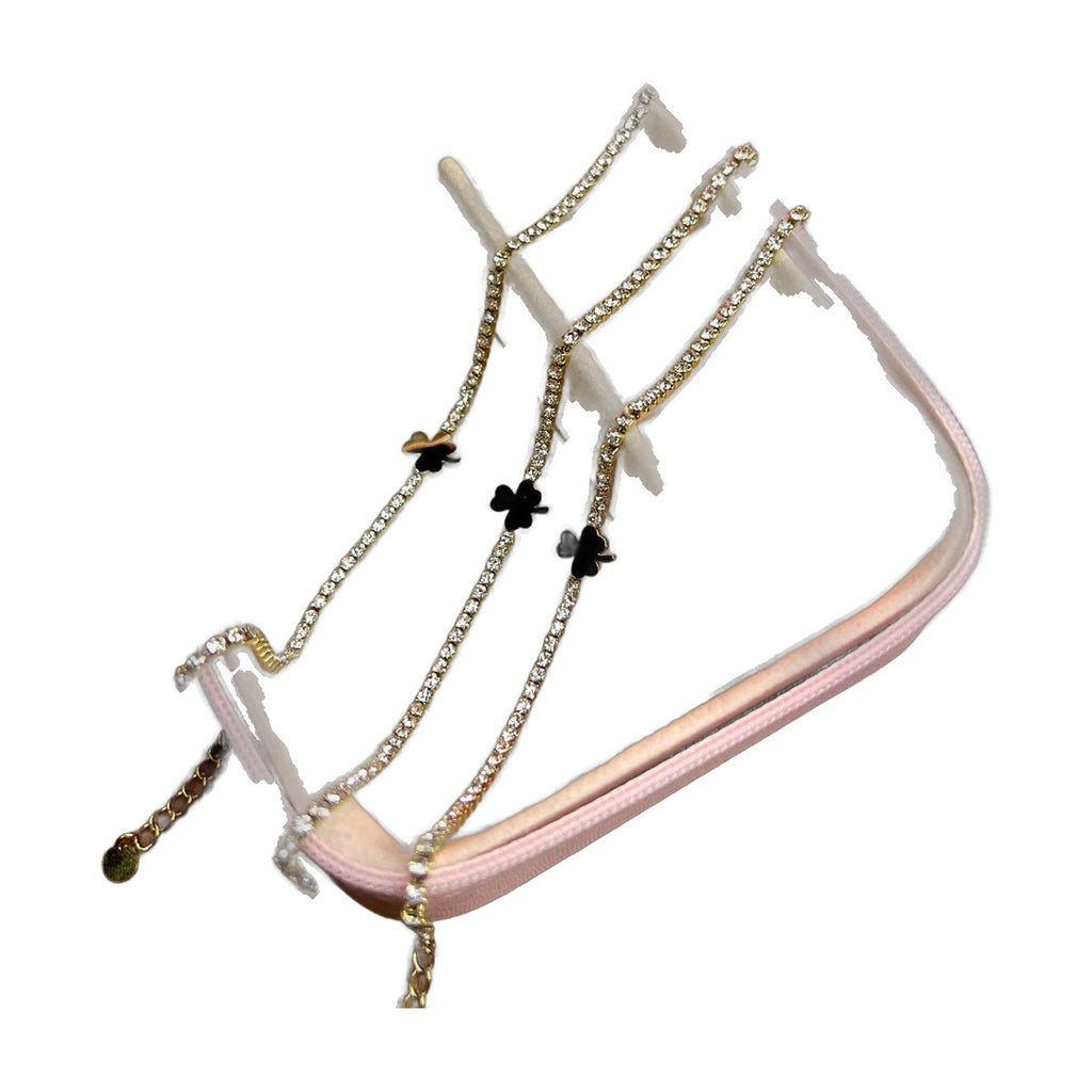 Stainless Steel 18k High Quality Stone Anklet + Bracelet