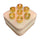 Stainless Steel 18k Honey Comb Luxury Ring