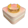Stainless Steel 18k Imperial Charm Adjustable Cuff