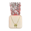 Stainless Steel 18k Luxury Bow Gold Necklace
