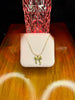 Stainless Steel 18k Luxury Bow Gold Necklace