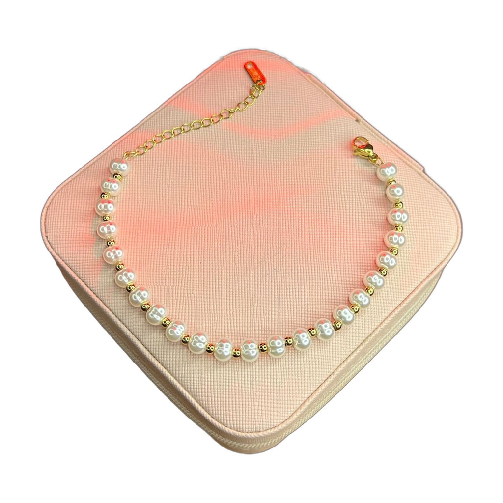Stainless Steel 18k Luxury Pearl Gold Bracelet