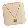 Stainless Steel 18k Gold Luxury Stone Necklace