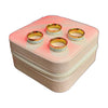 Stainless Steel 18k Shine Gold Ring