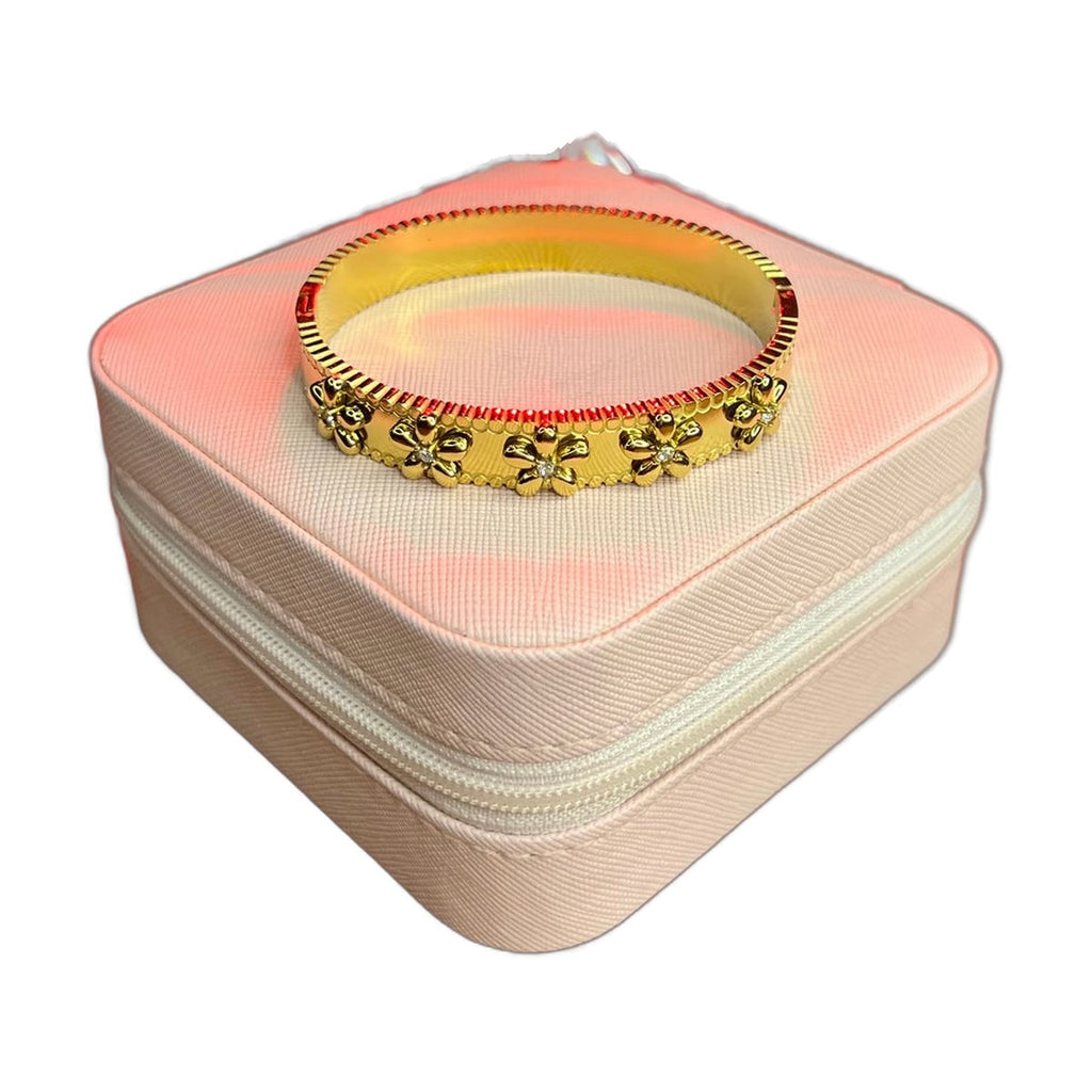 Stainless Steel 18k Marvelle Bloom Gold Cuff