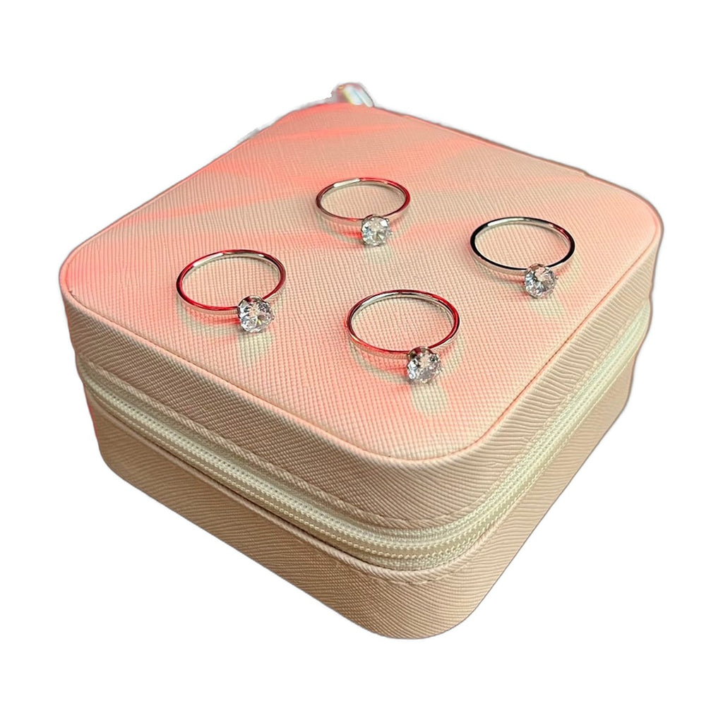 Stainless Steel 18k Masori Diamond Ring