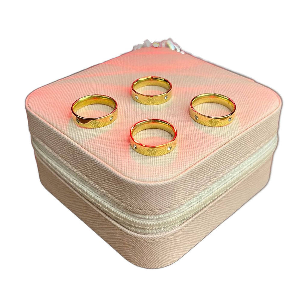 Stainless Steel 18k Medusa Gold Ring