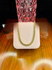 Stainless Steel 18k Mesh Chain Sleek Necklace