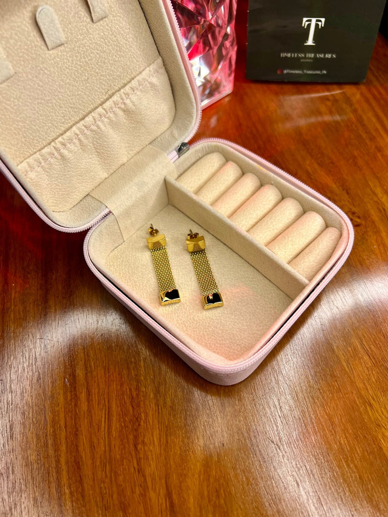 Stainless Steel 18k Mesh Earrings