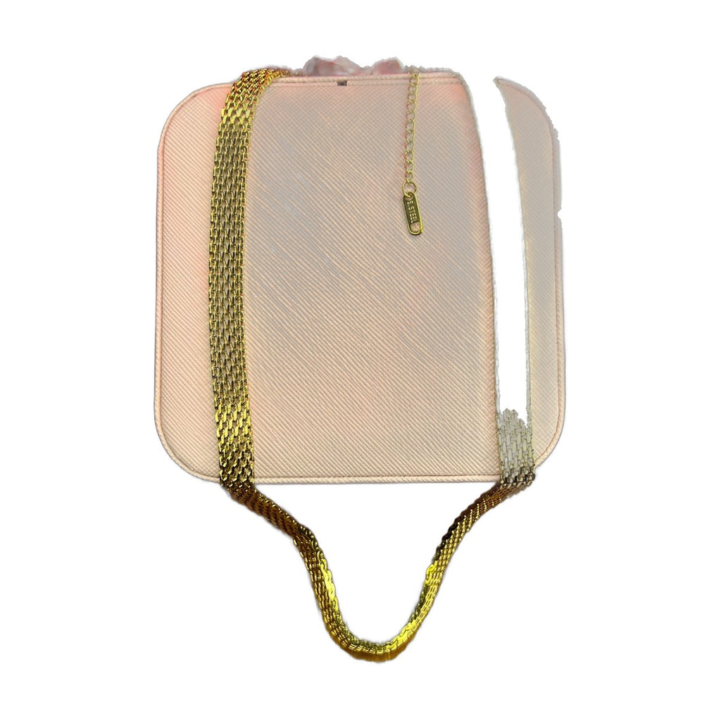 Stainless Steel 18k Mesh Thick Neck Chain