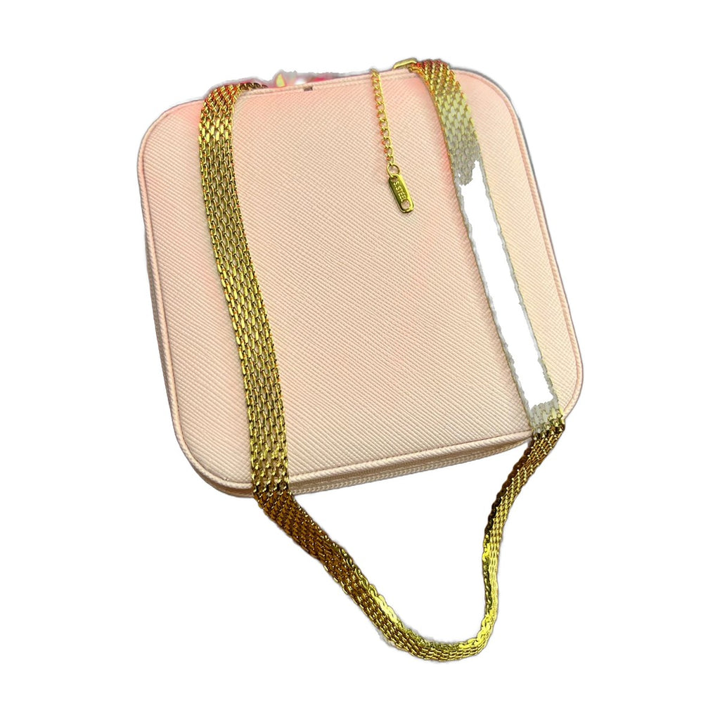Stainless Steel 18k Mesh Thick Neck Chain