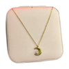 Stainless Steel 18k Moon Star Glow Necklace